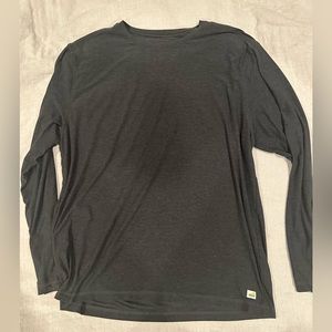 Vuori, Men’s long Sleeve Strato Tech Tee, navy blue, XXL